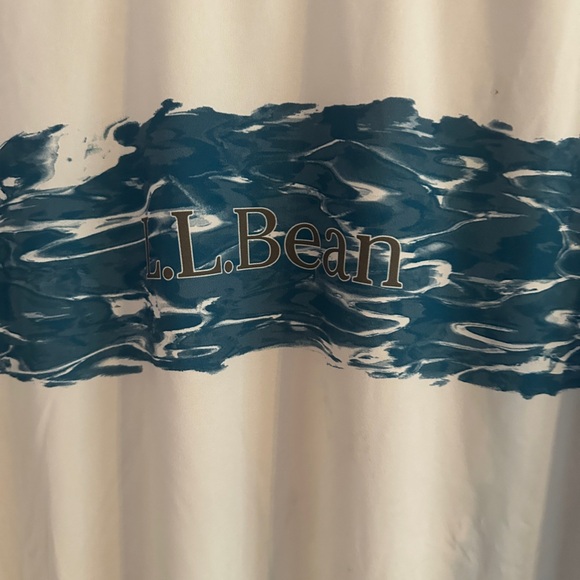LLBean Rash guard Swimshirt Men’s Sz L Pocket Zipper - Picture 3 of 7